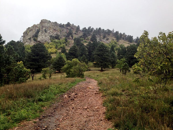 After the end of the conference, I hiked to Mt. Sanitas and back. 